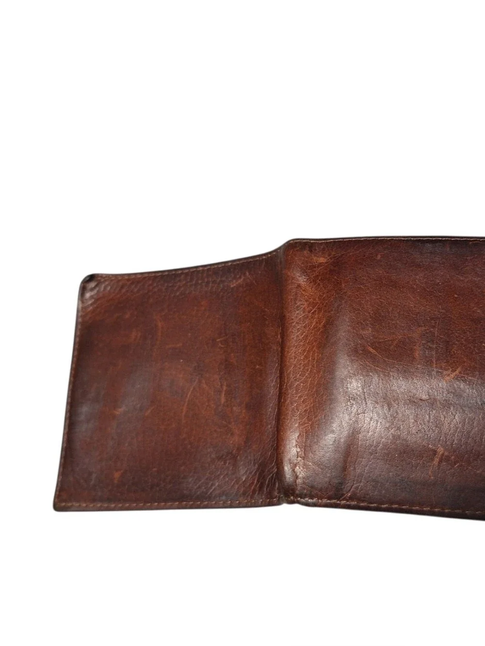 Vintage Orvis American Bison 12 Card Bifold Wallet Leather Made in USA